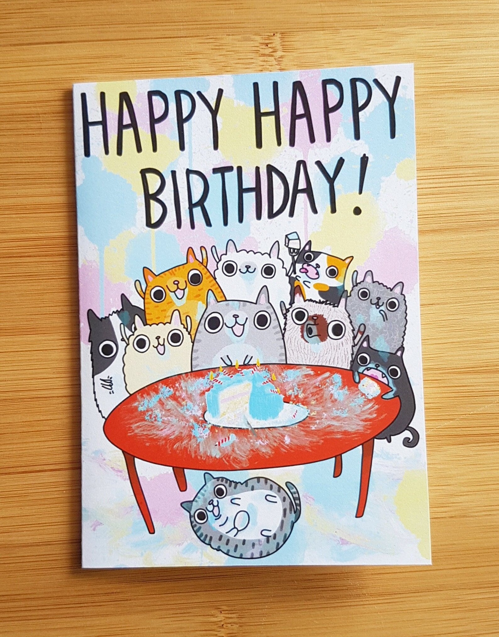 Happy Happy Birthday Card
