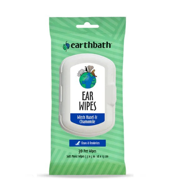 earthbath® Ear Wipes for Dogs & Cats (New)