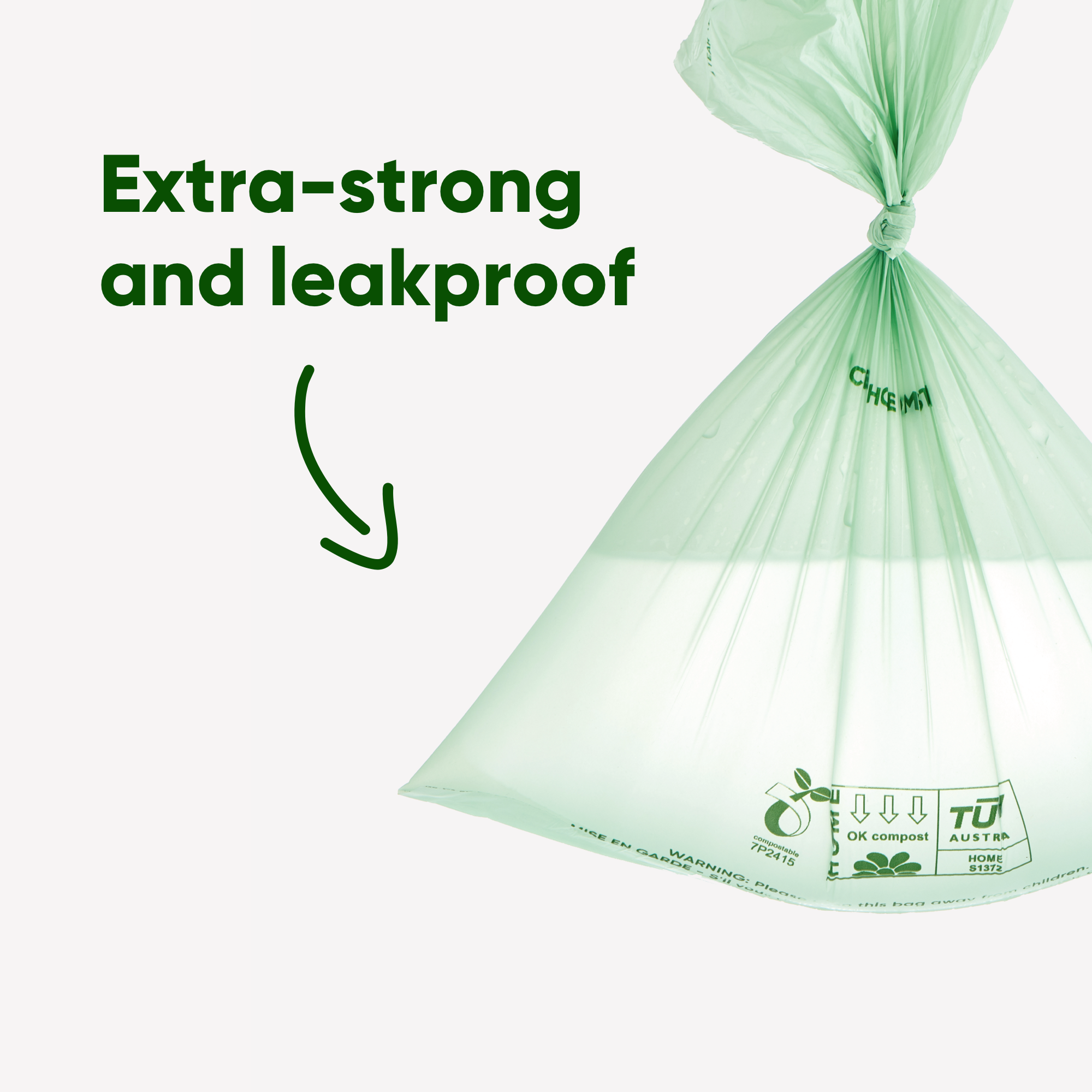 Beco 48-Count Home Compostable Poop Bags - Unscented