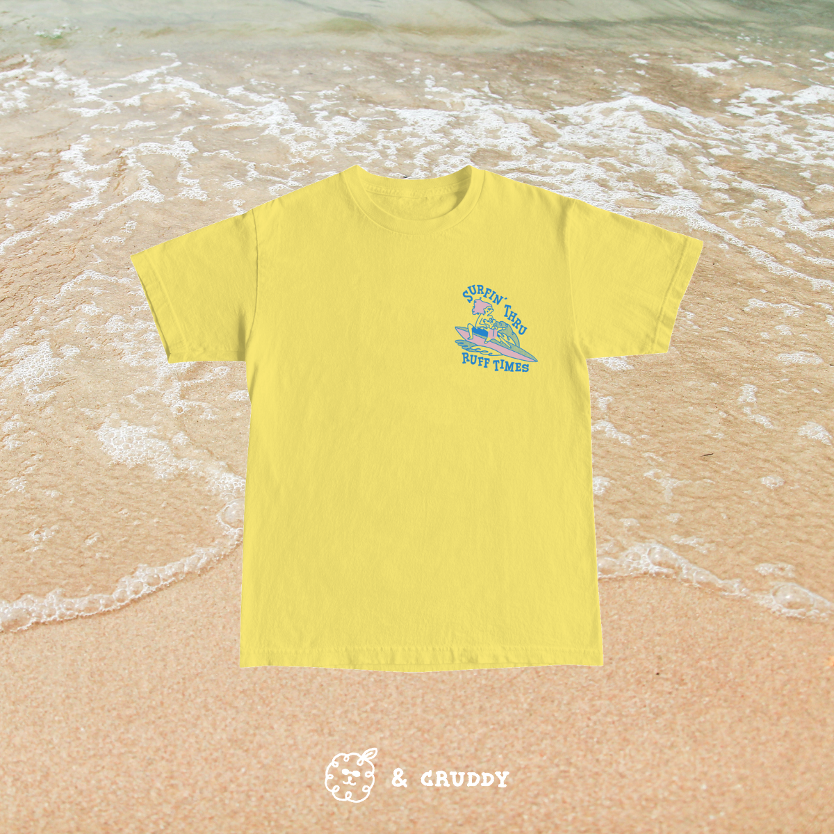 Surfin' Tee - Banana Yellow
