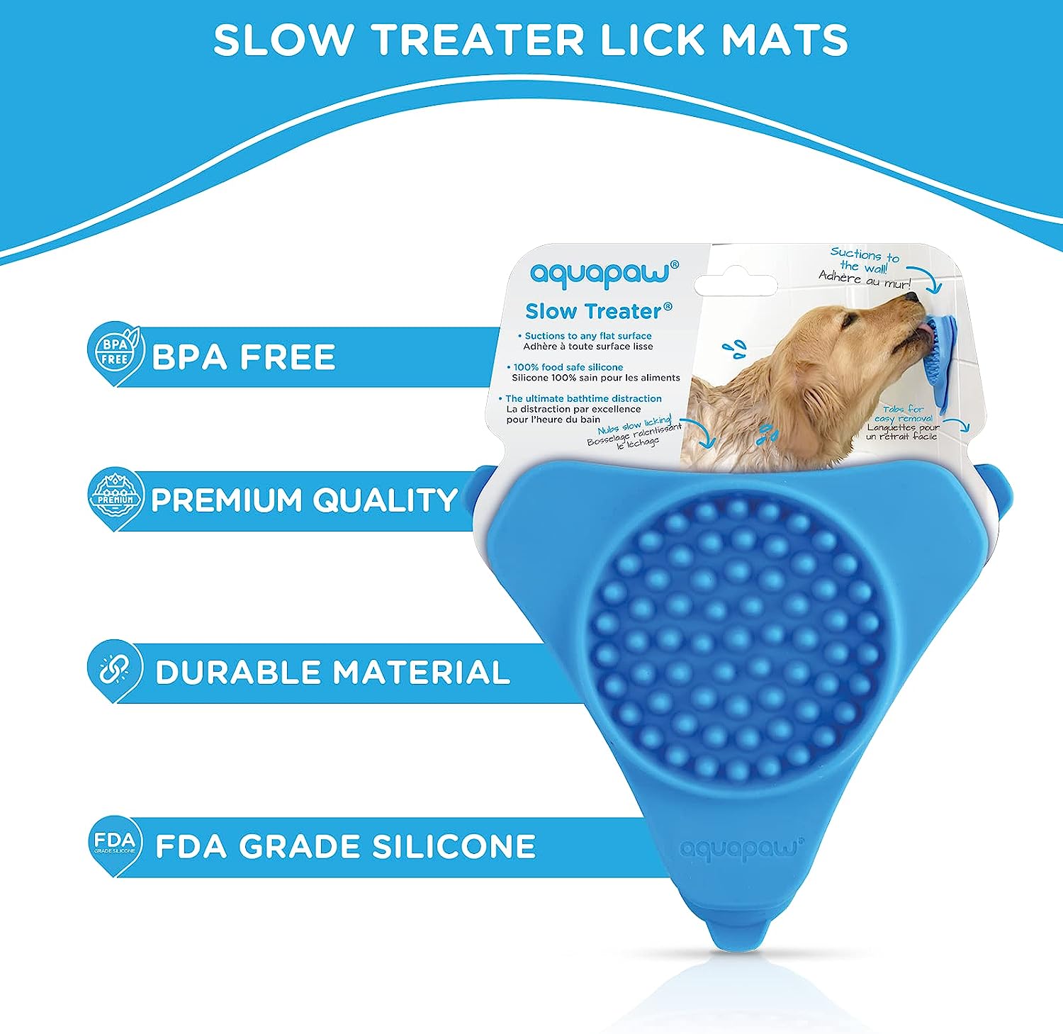 Aquapaw Slow Treater™ Grooming Lick Mat