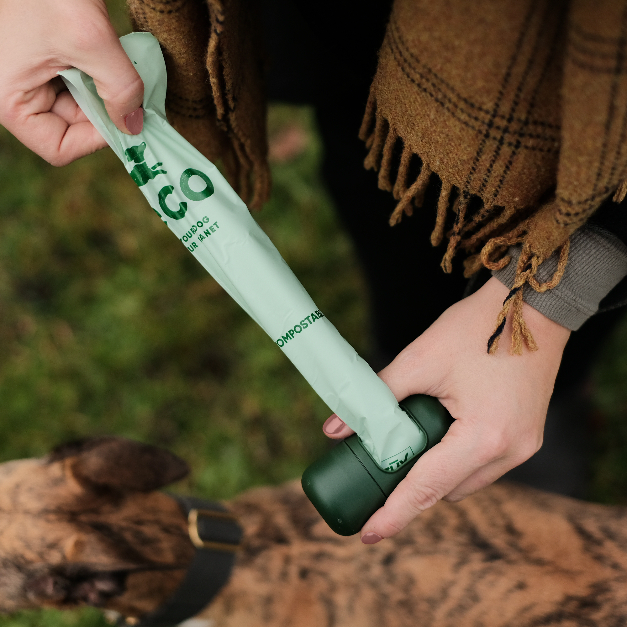 Beco 60-Count Home Compostable Poop Bags - Unscented