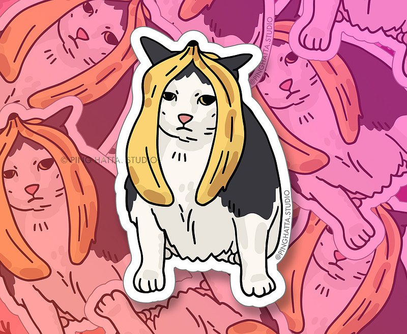 Chonky Goods Cat Memes Stickers