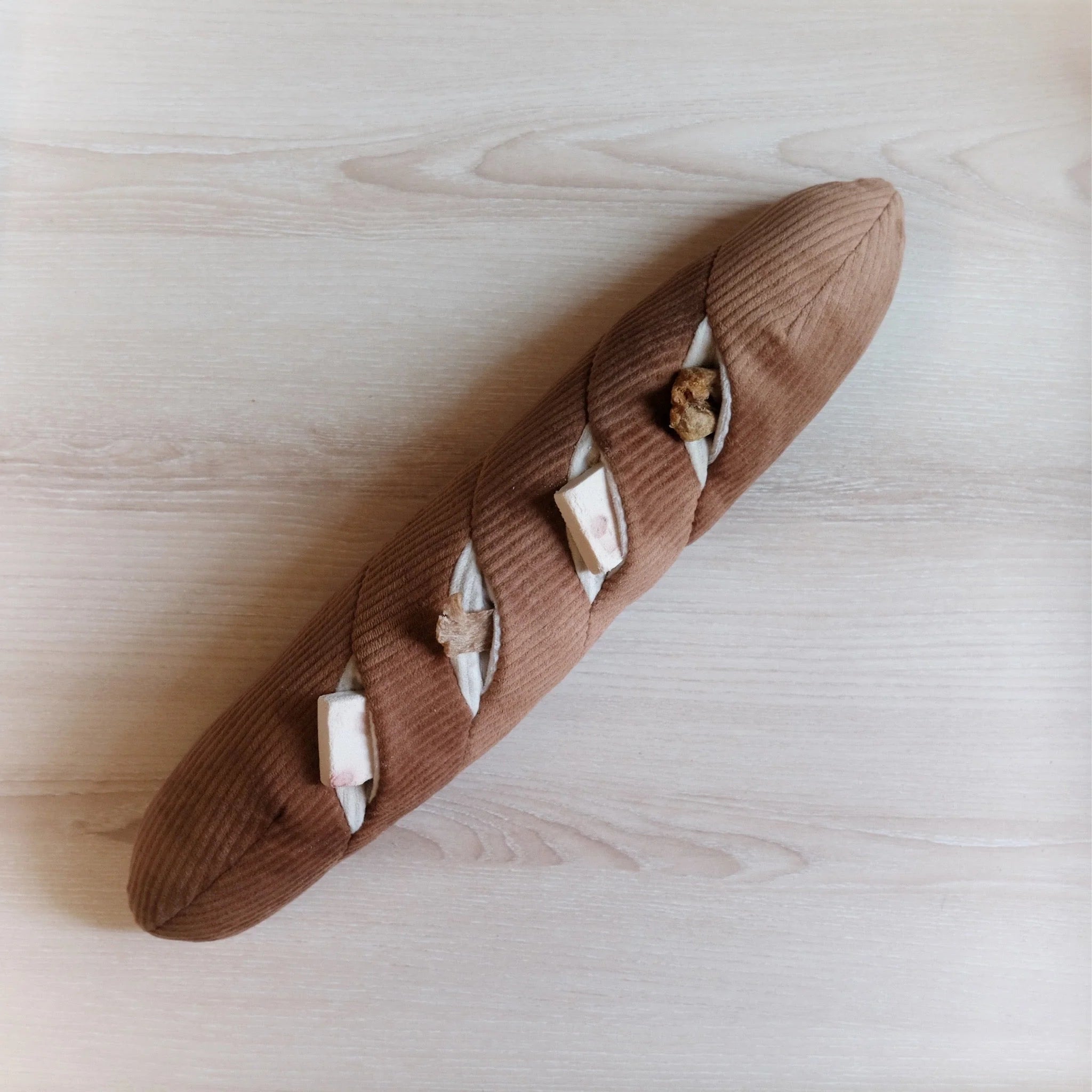Lambwolf Baguette Snuffle & Squeaky Toy