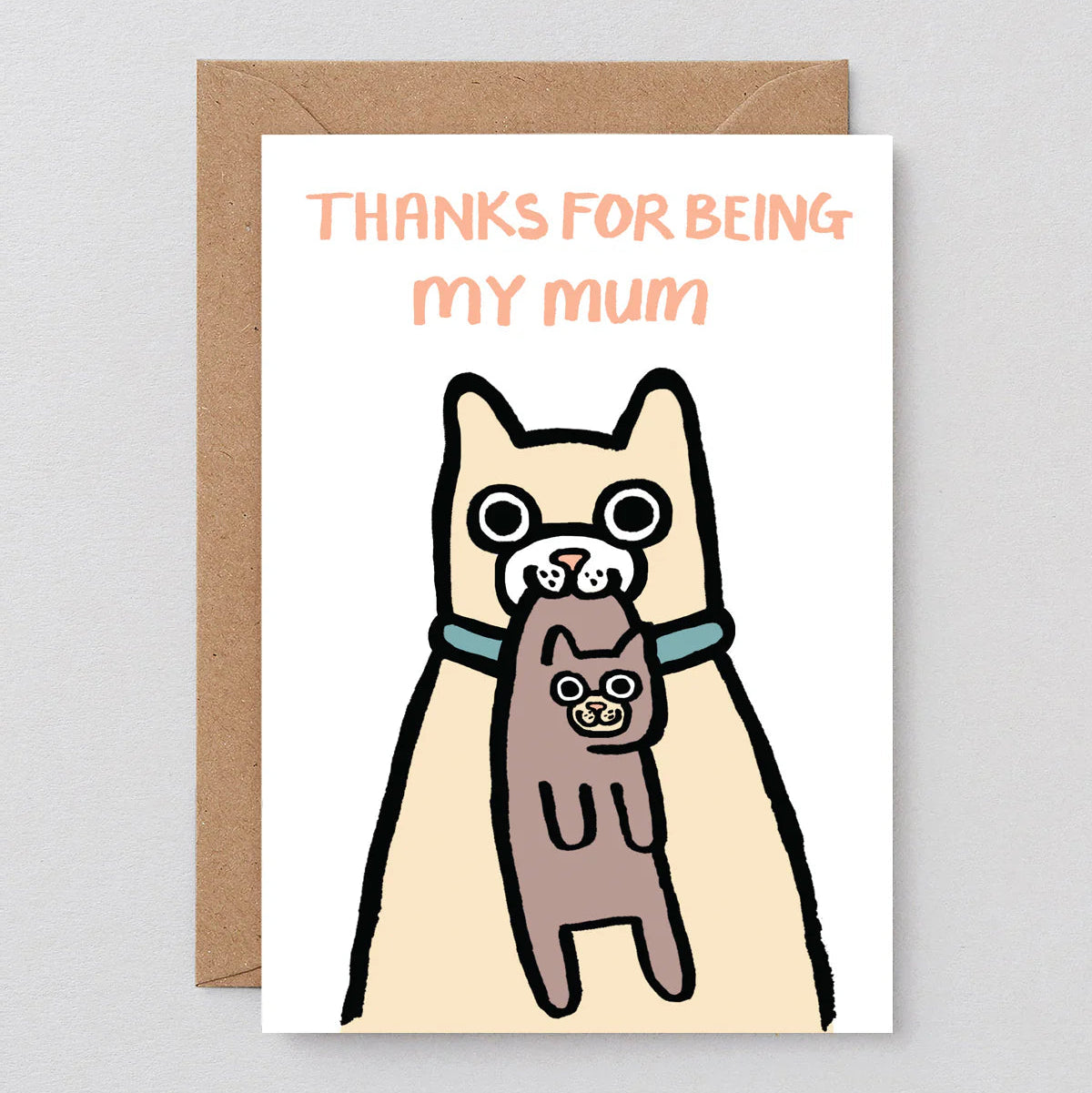 Thanks For Being My Mum Card by Alice Bowsher