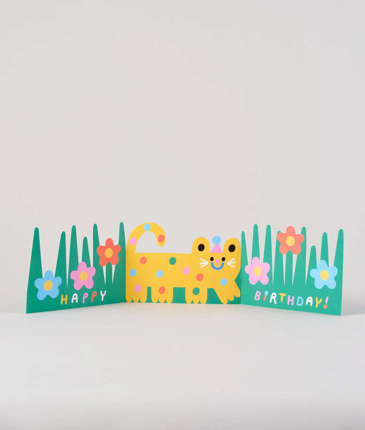 Cat Fold Out Card by Alice Bowsher