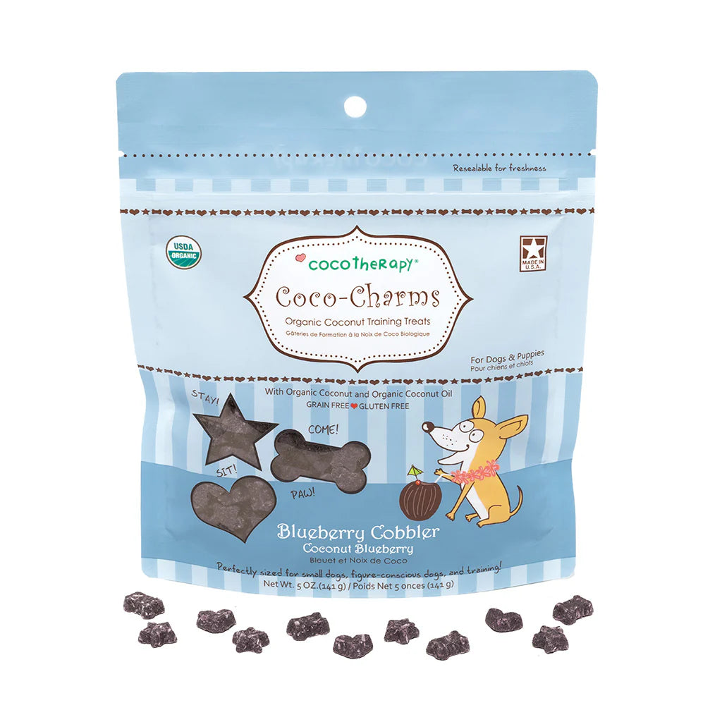 CocoTherapy Coco-Charms Blueberry Cobbler Training Treats