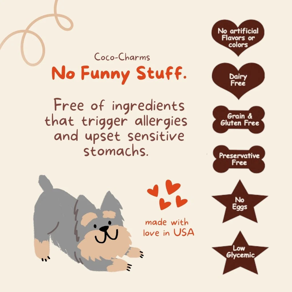 CocoTherapy Coco-Charms Pumpkin Pie Training Treats