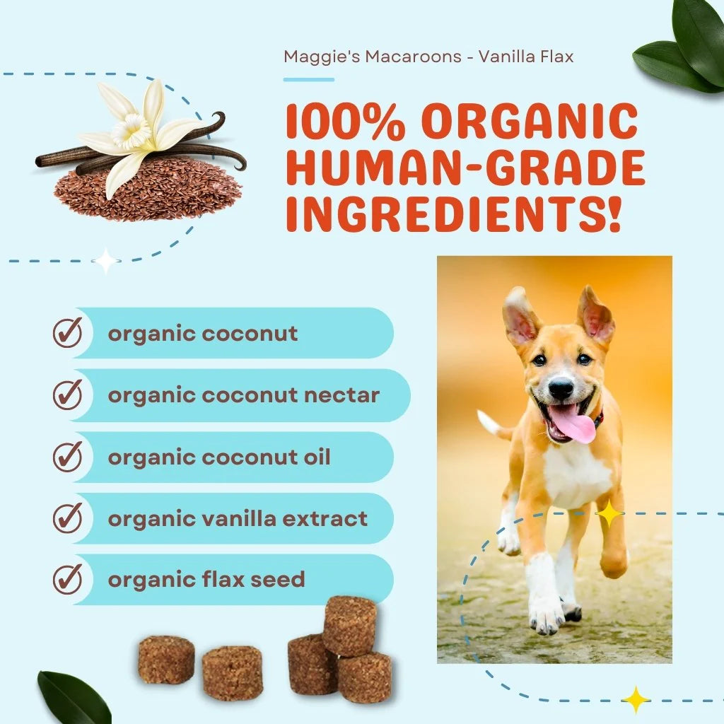 CocoTherapy Maggie's Macaroons Coconut Vanilla Flax