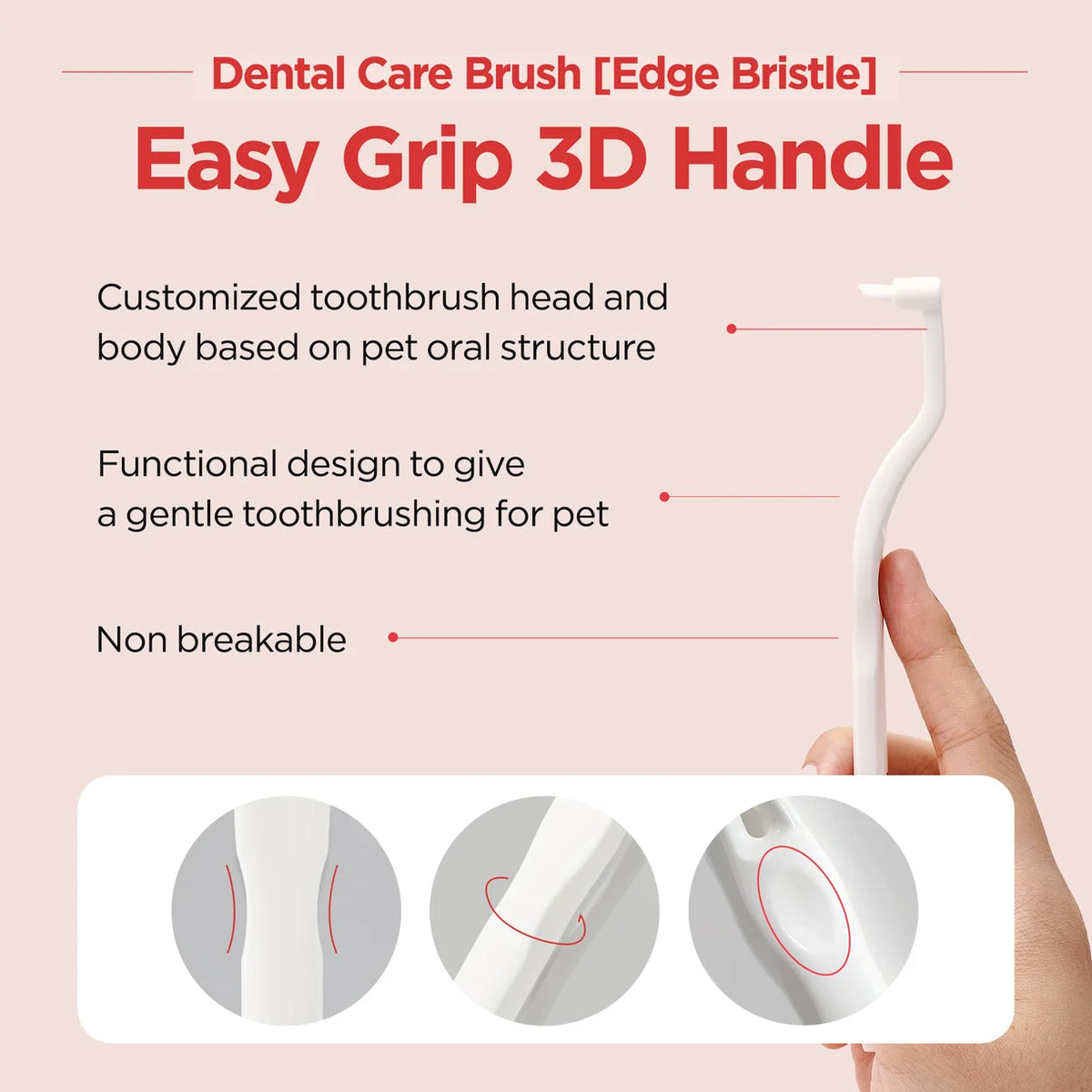 Jayu Pet Dental Brush Edge | Cats & Small Dogs