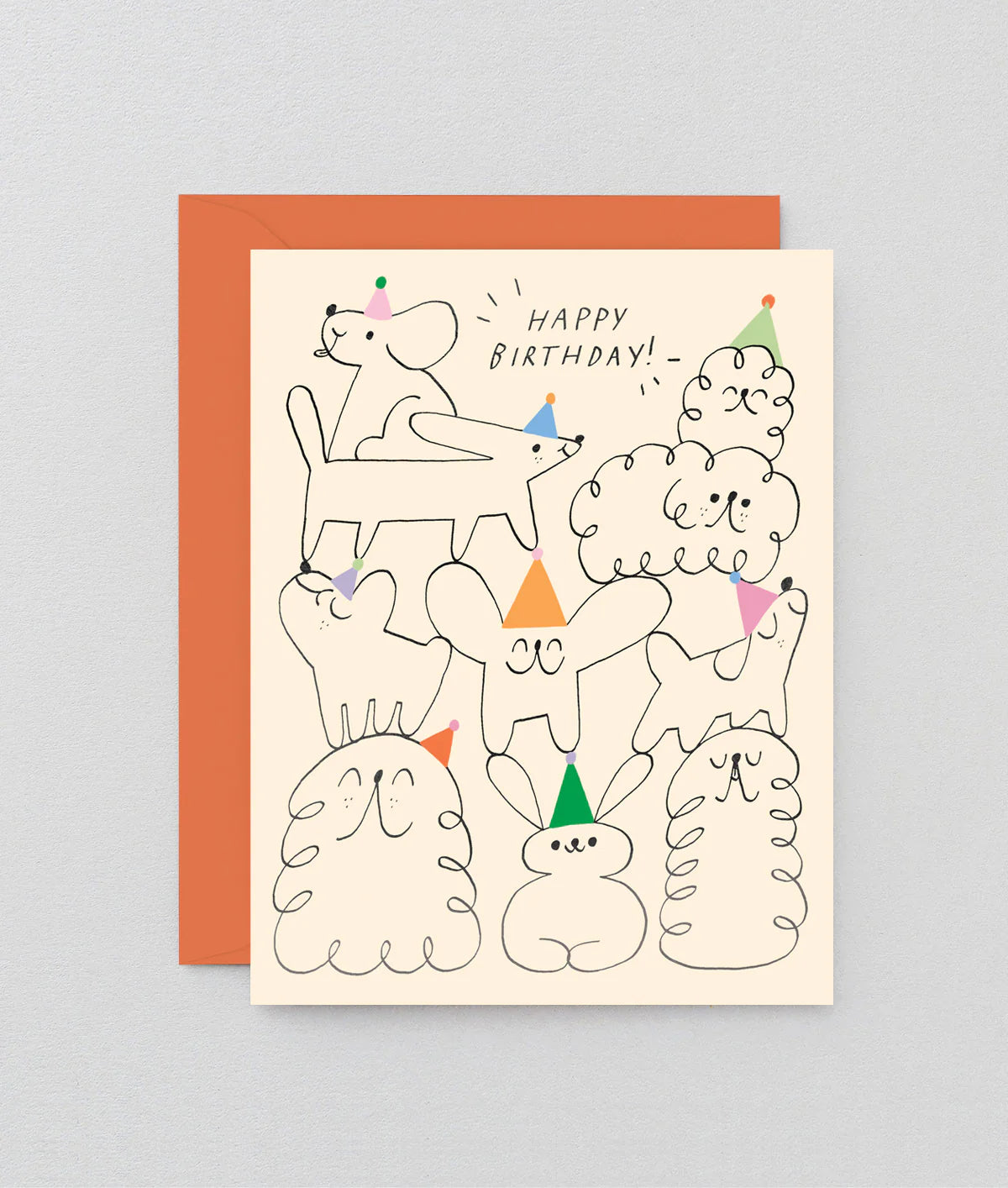 Happy Birthday Animal Stack by Odile Ferraille