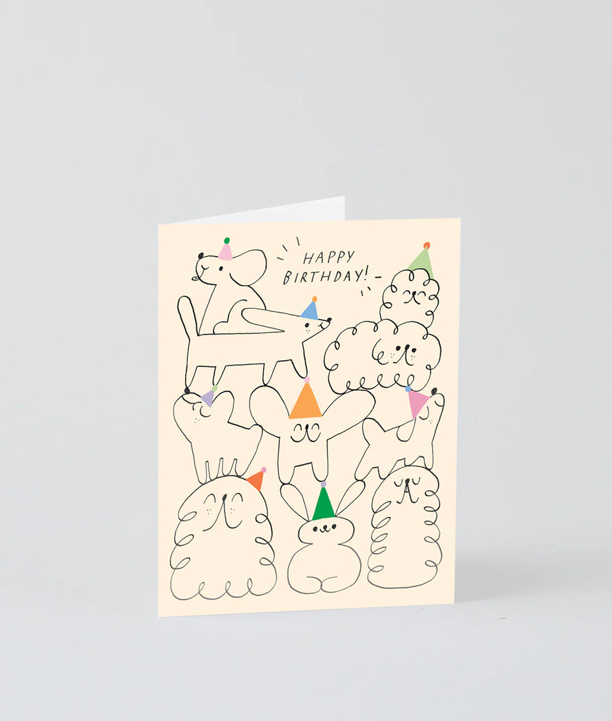 Happy Birthday Animal Stack by Odile Ferraille