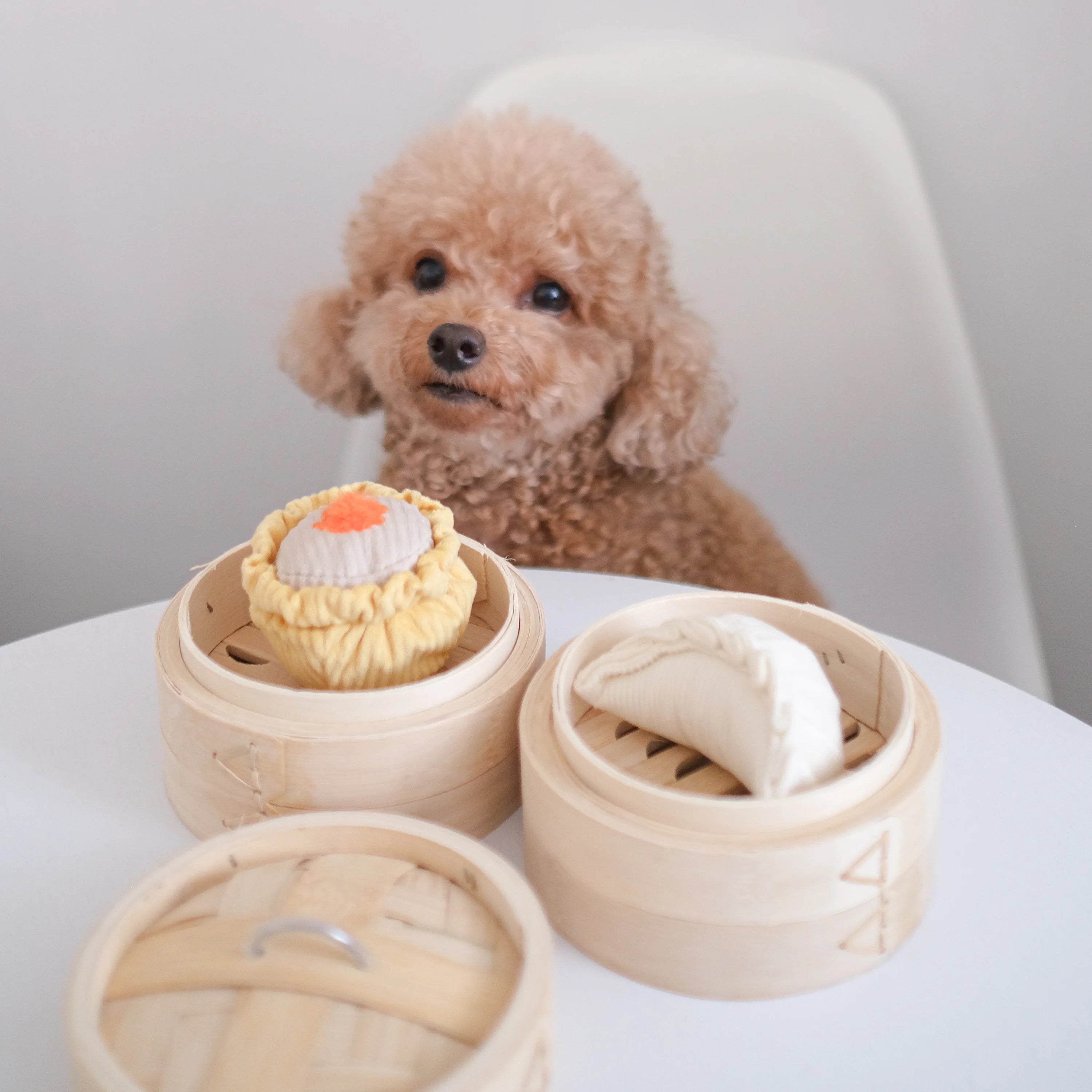 Lambwolf Dim Sum Pop Squeaky Toy