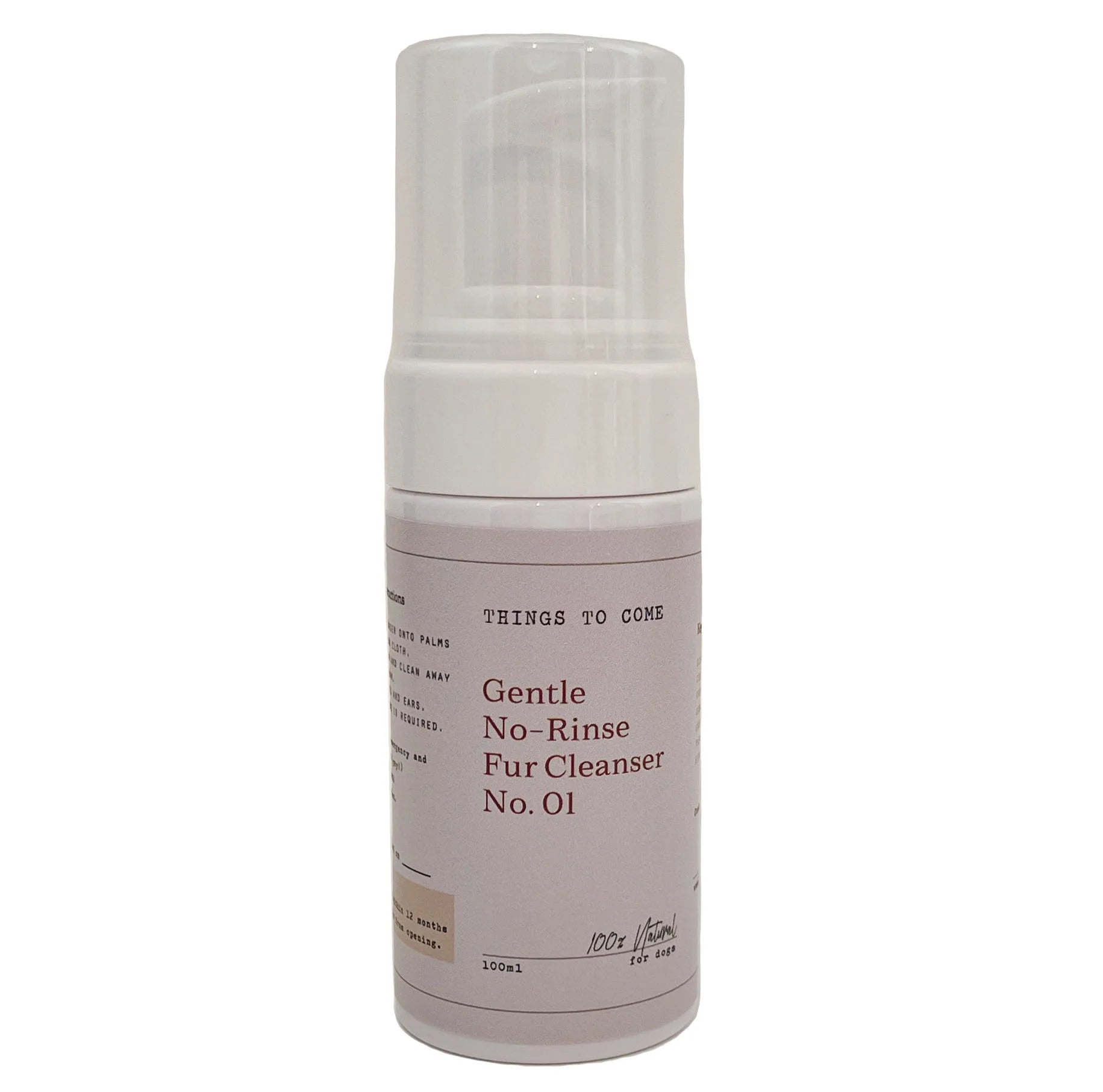 Gentle No-Rinse Fur Cleansers No. 01