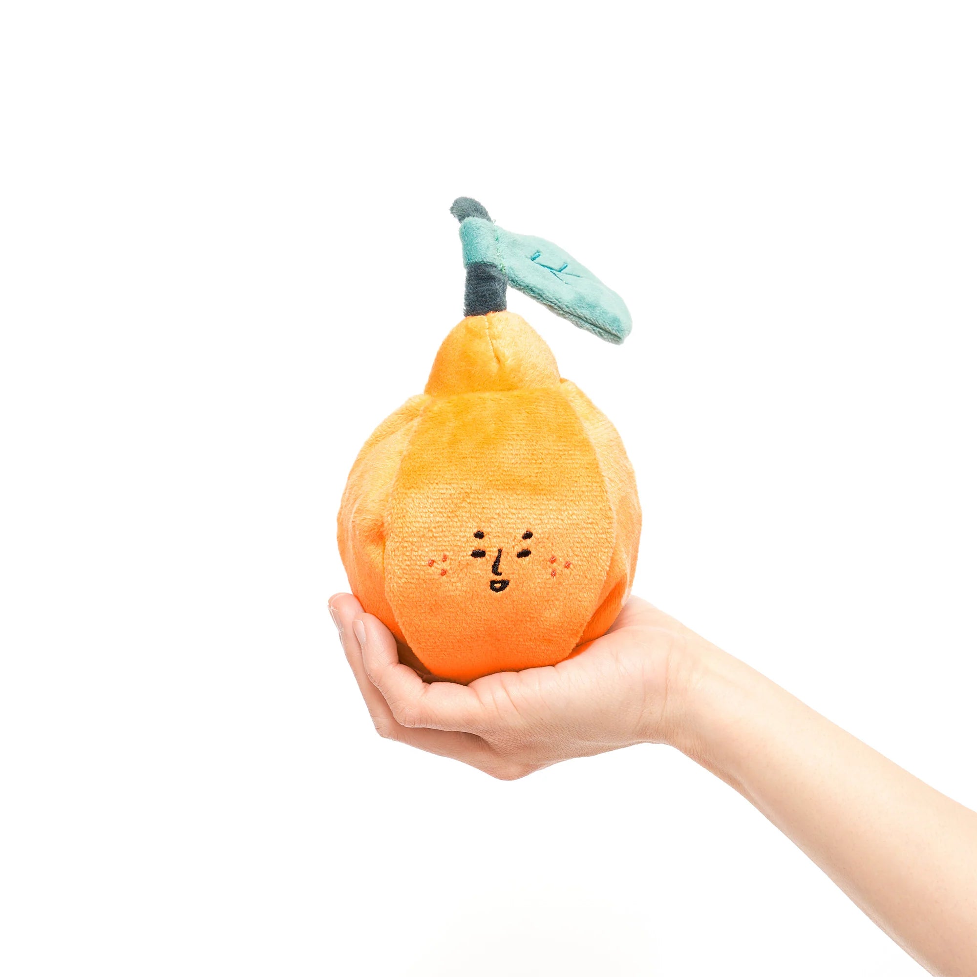 The FurryFolks Orange Squeaky Nosework Dog Toy
