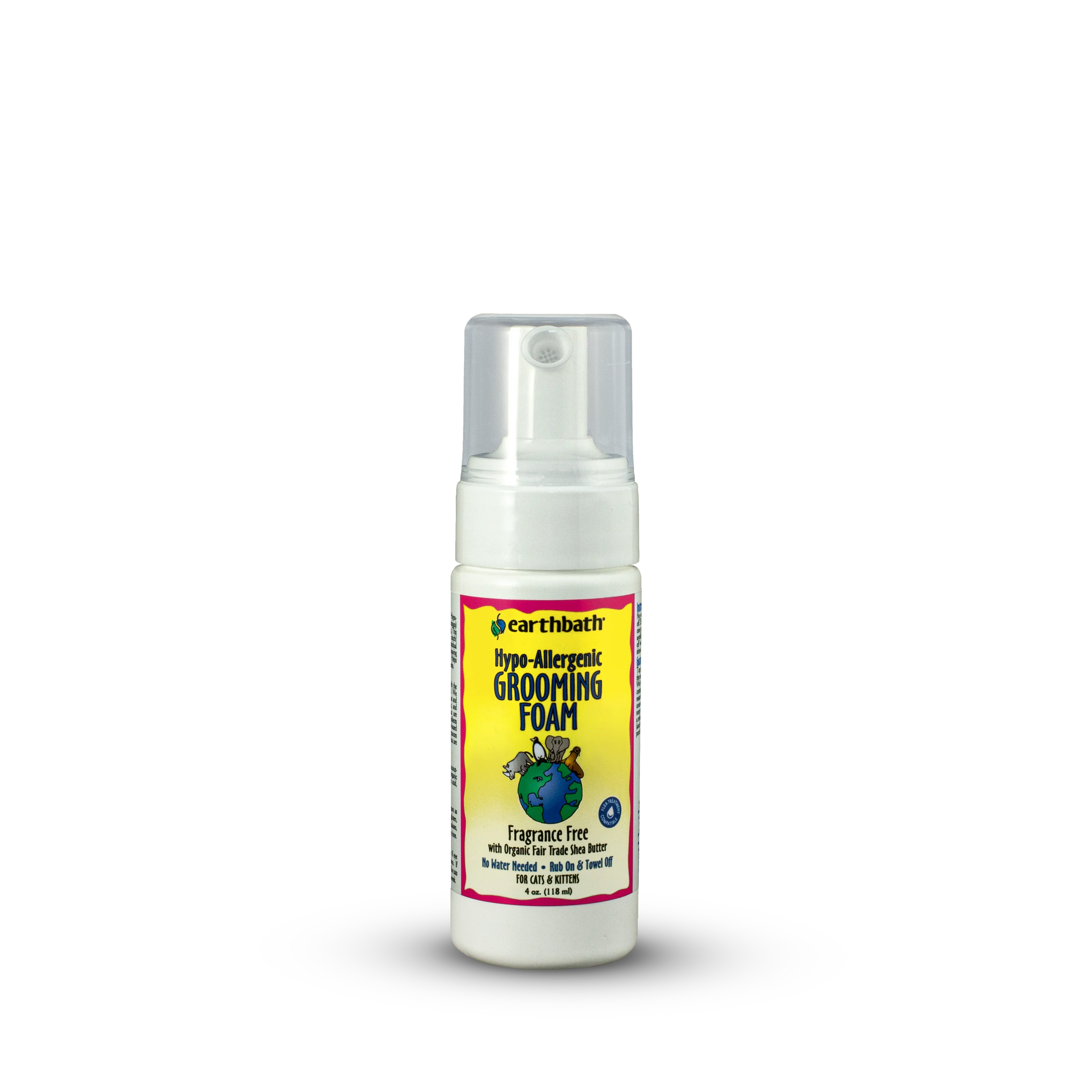 earthbath® Hypoallergenic Waterless Cat Grooming Foam