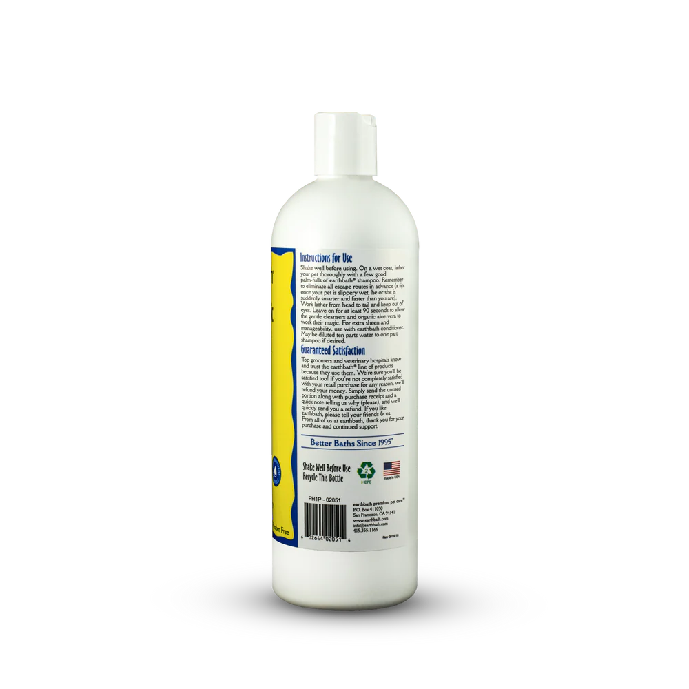 earthbath® Hypoallergenic Shampoo - Fragrance Free
