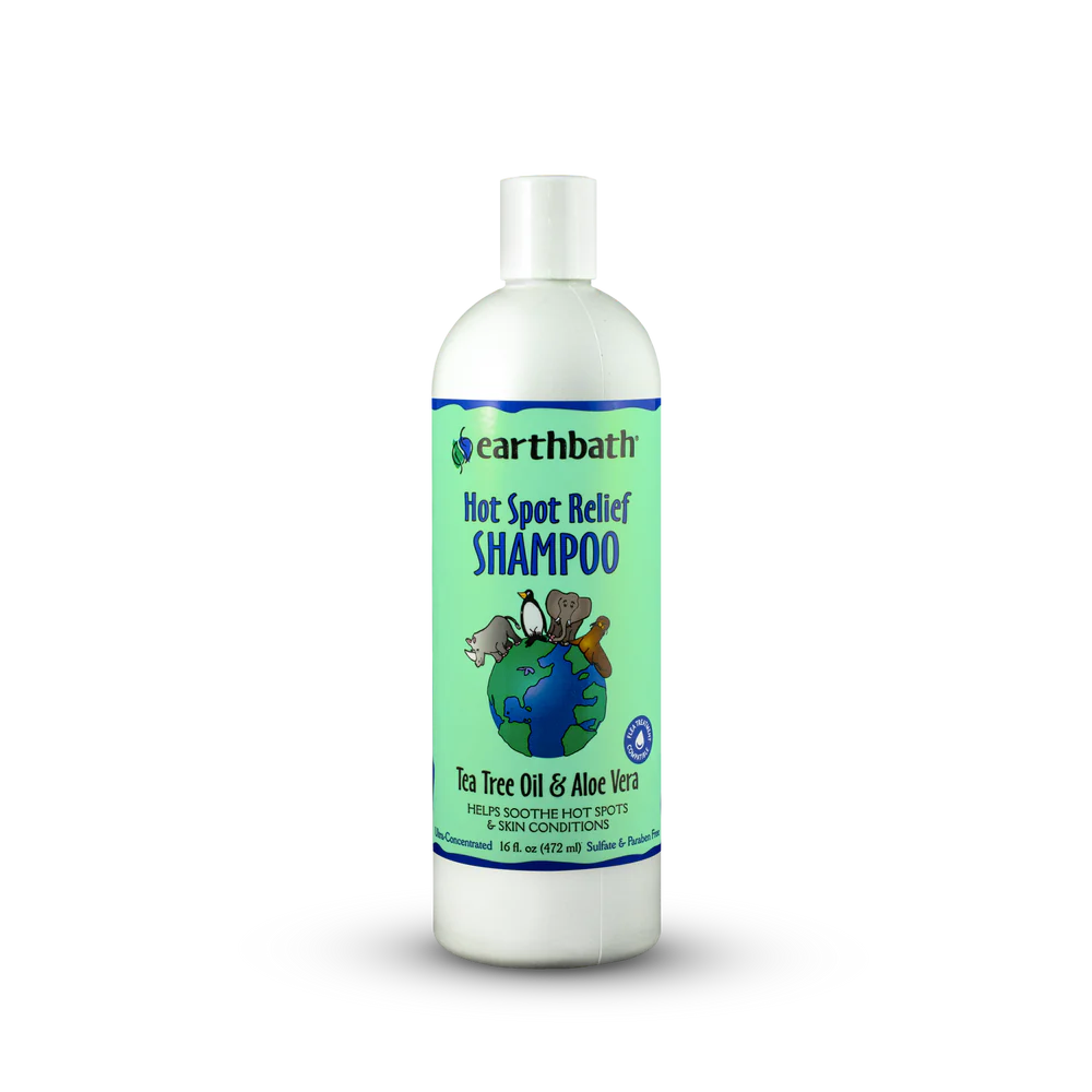 earthbath® Hot Spot Relief Shampoo - Tea Tree Oil & Aloe Vera