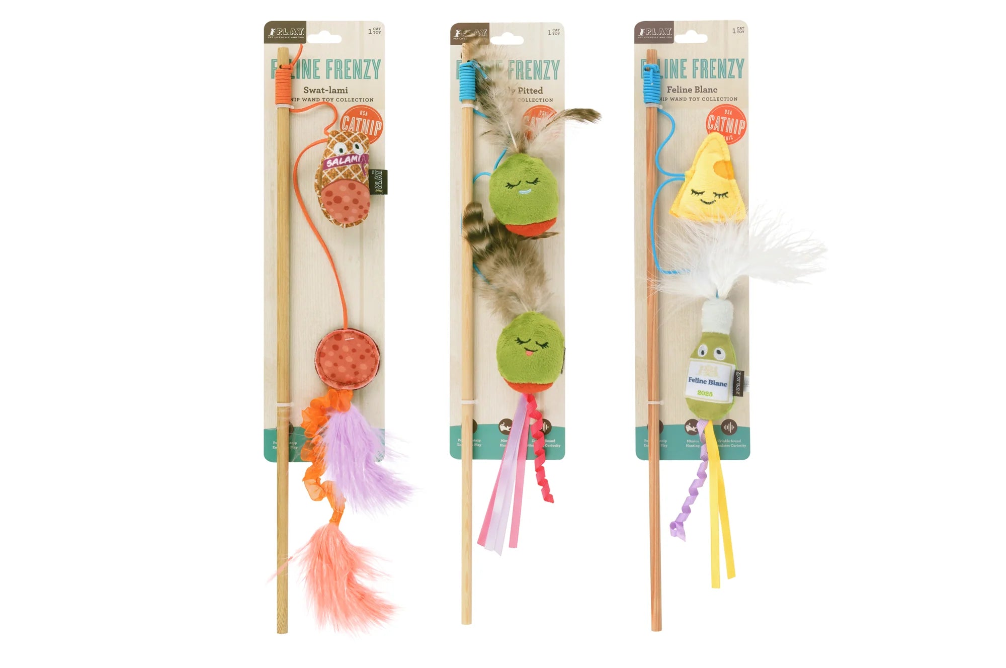 P.L.A.Y Feline Frenzy Blanc Wand Cat Toy