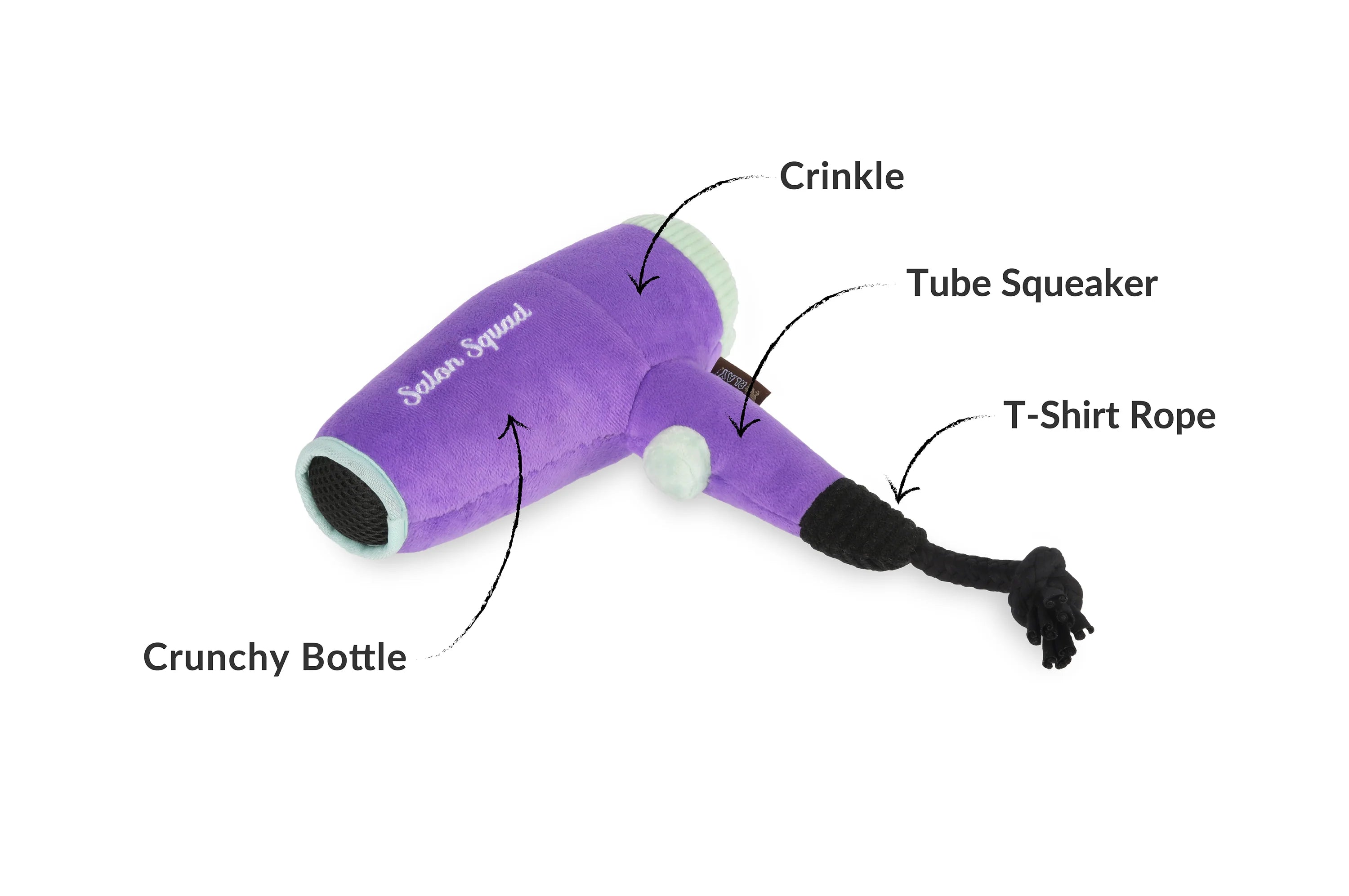 P.L.A.Y Howlin' Hair Dryer Dog Toy