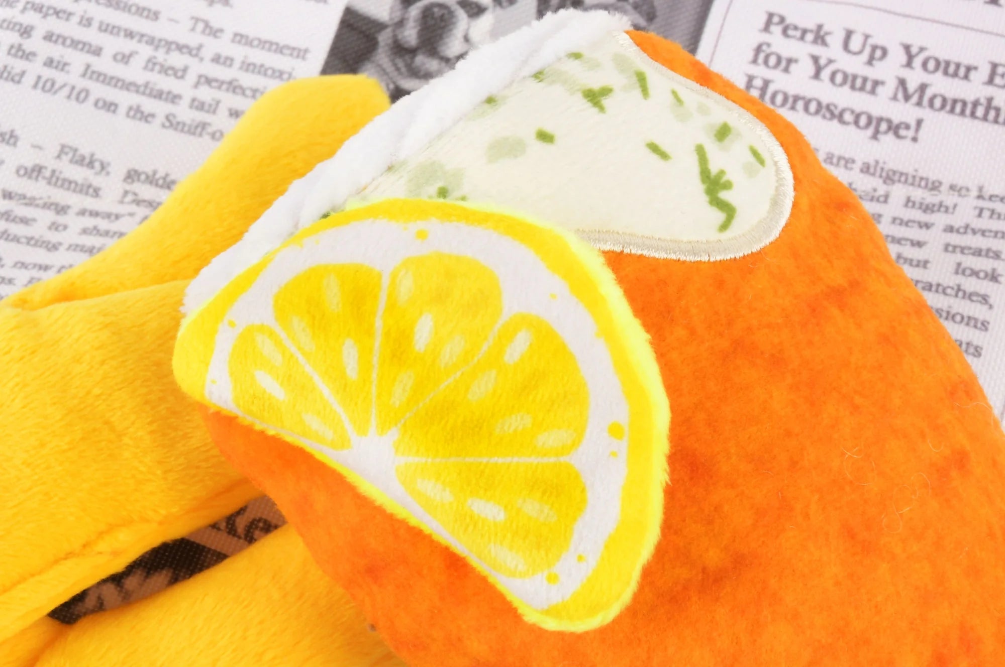 P.L.A.Y Chippy Chews Interactive Squeaky Plush Dog Toy