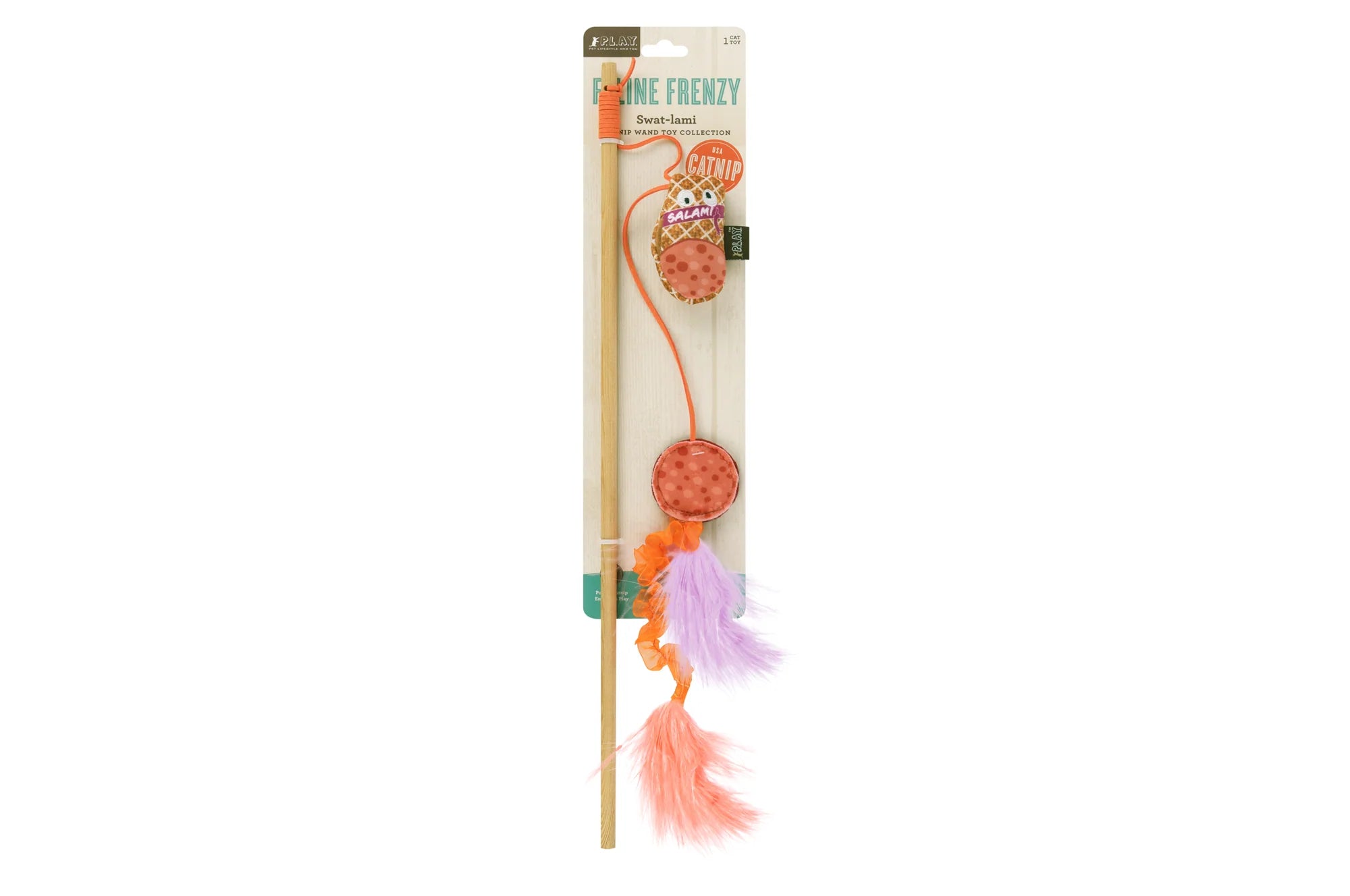 P.L.A.Y Feline Frenzy Swatlami Wand Cat Toy