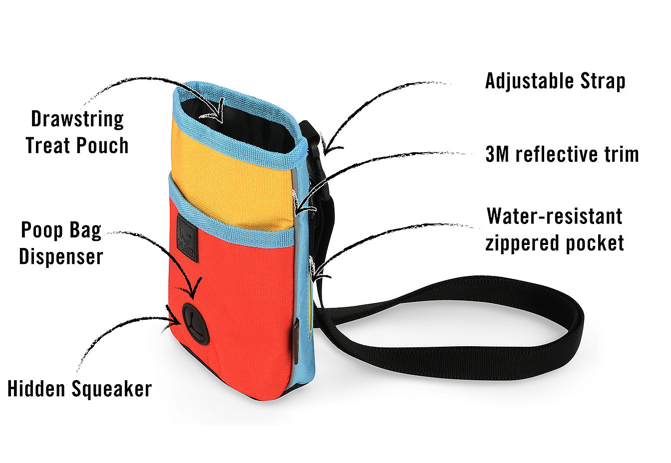 Scout & About Deluxe Training Pouch - Sunrise