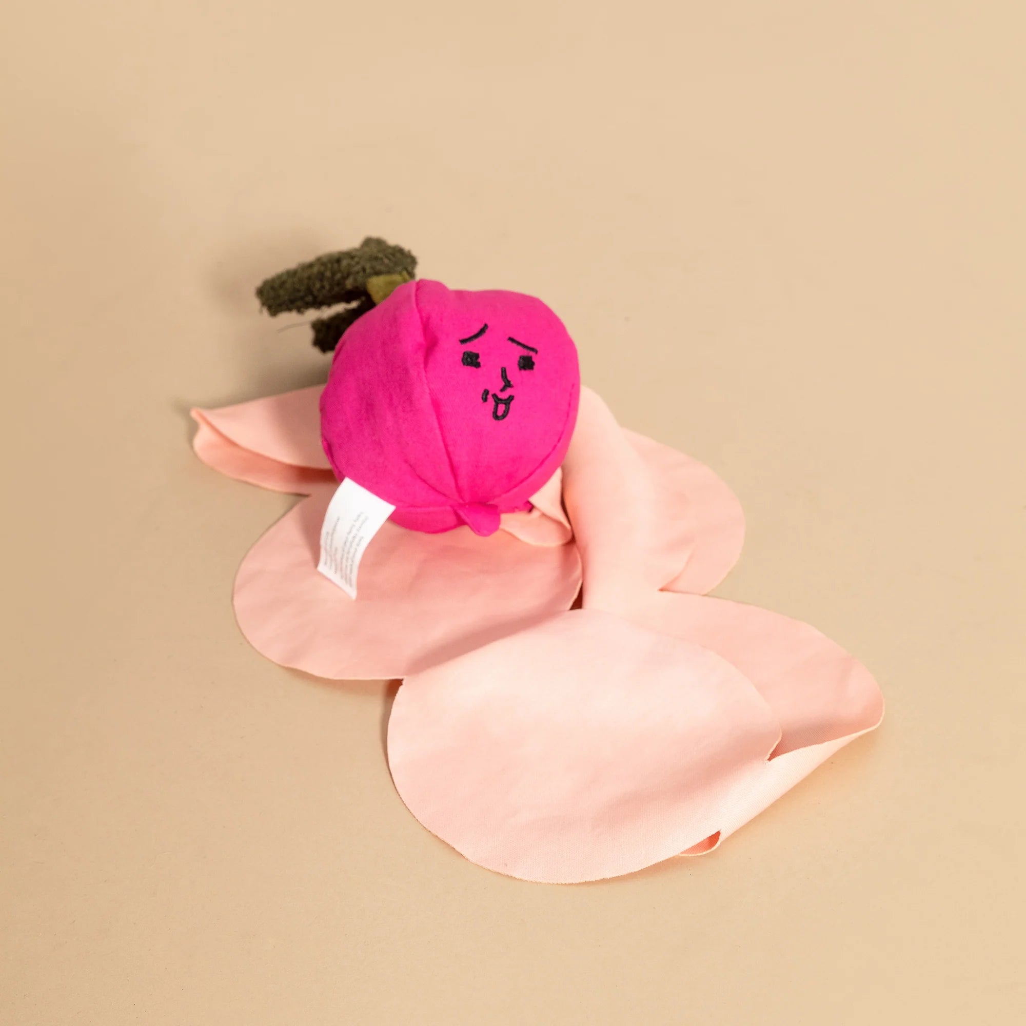 The FurryFolks Radish Squeaky Nosework Dog Toy