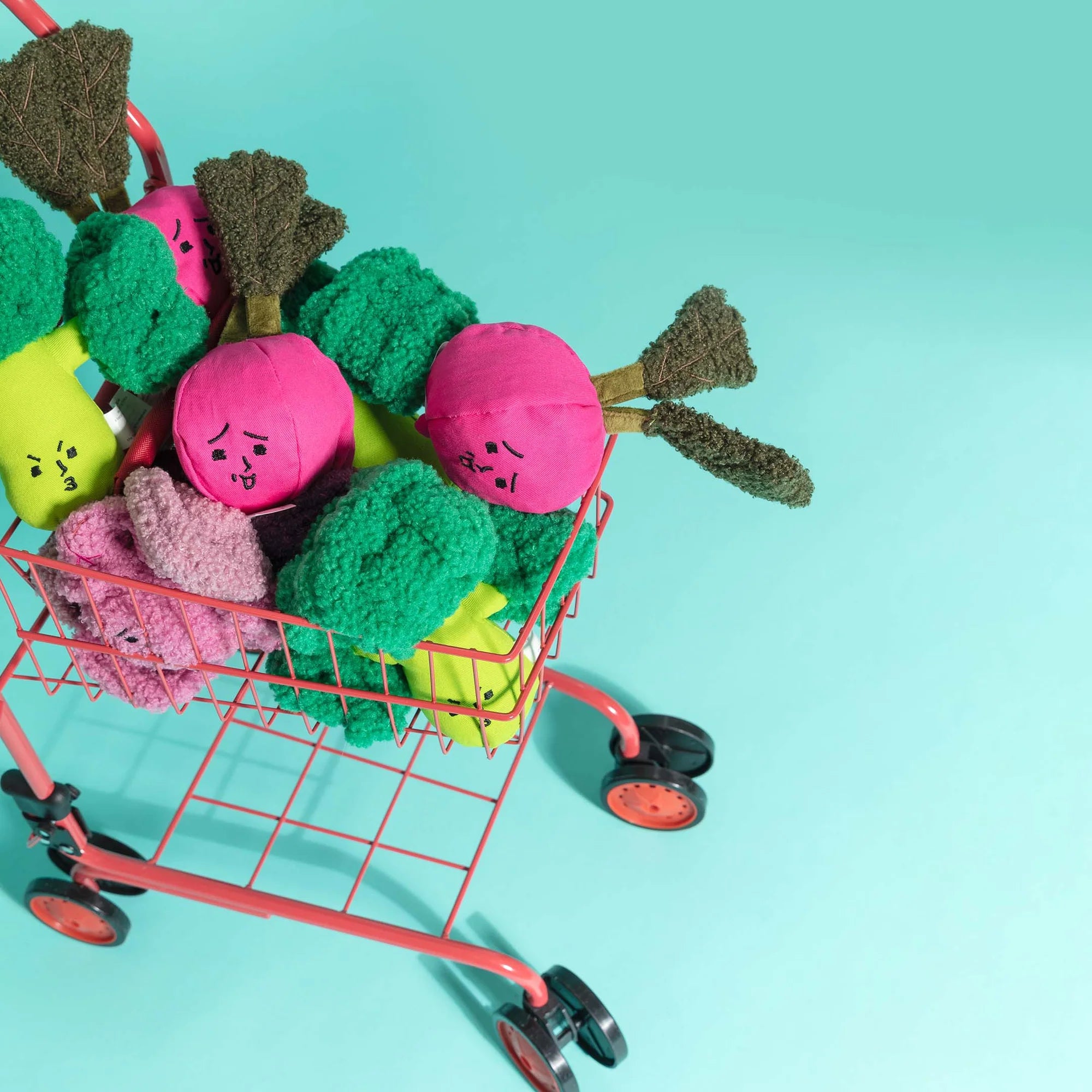 The FurryFolks Radish Squeaky Nosework Dog Toy