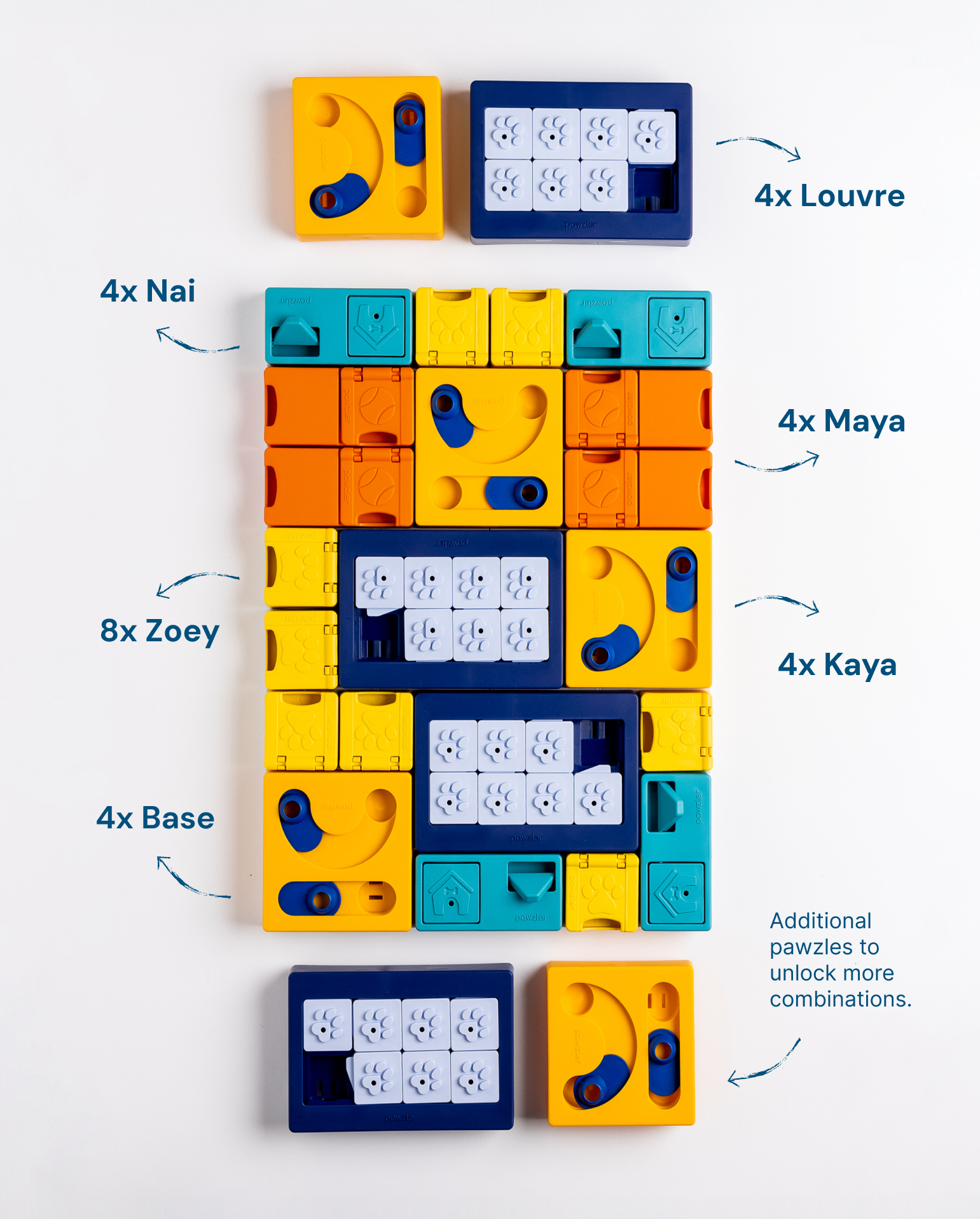 Pawzler Modular Dog Puzzle - Smarty Set