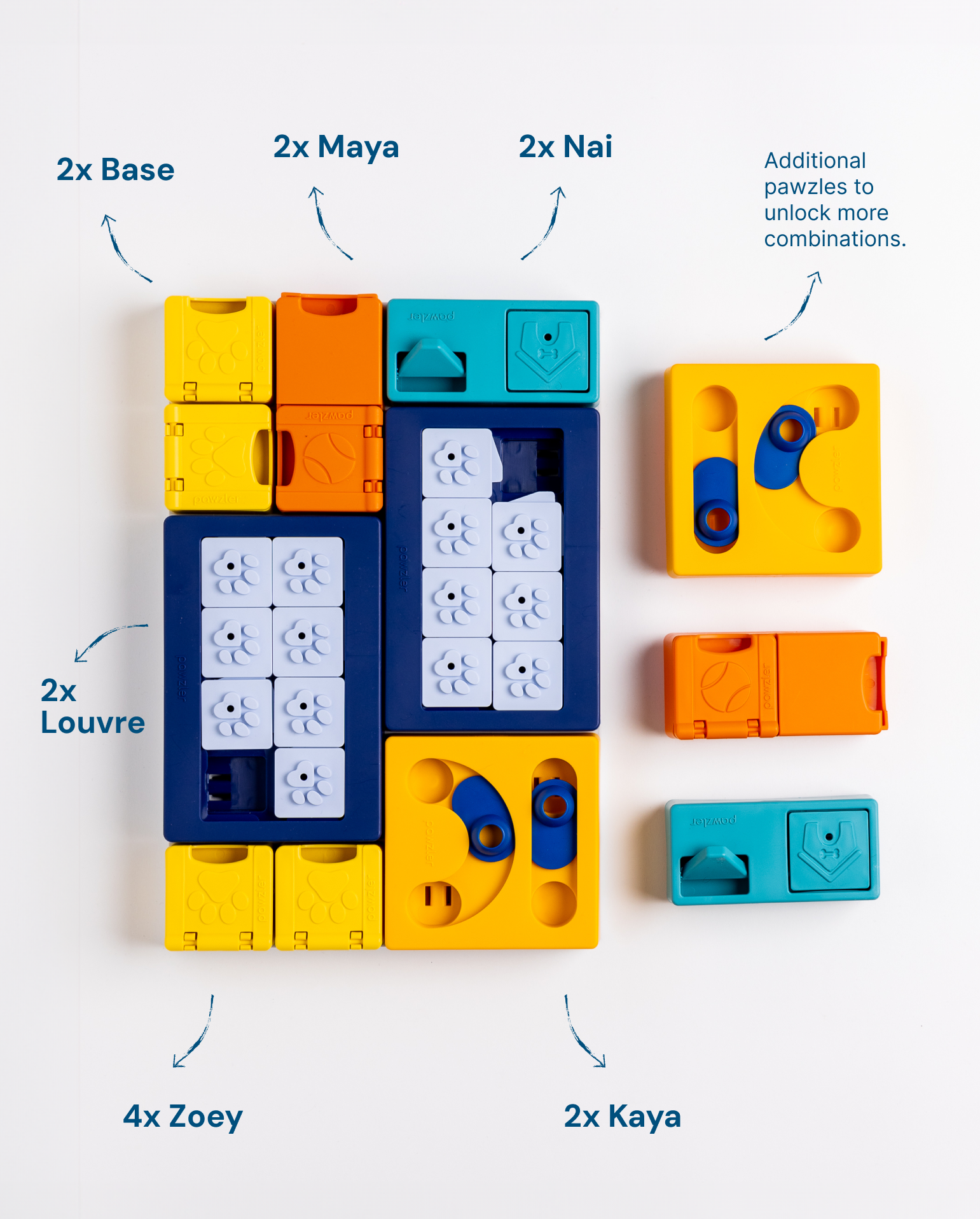 Pawzler Modular Dog Puzzle - Smarty Set