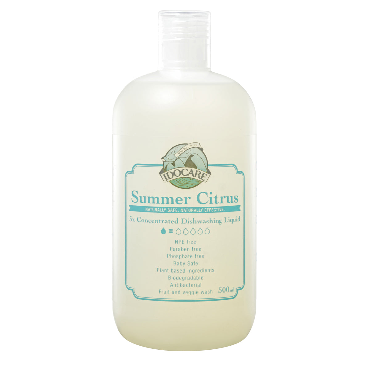 IDOCARE Summer Citrus Dishwashing Liquid (Pet-Safe)
