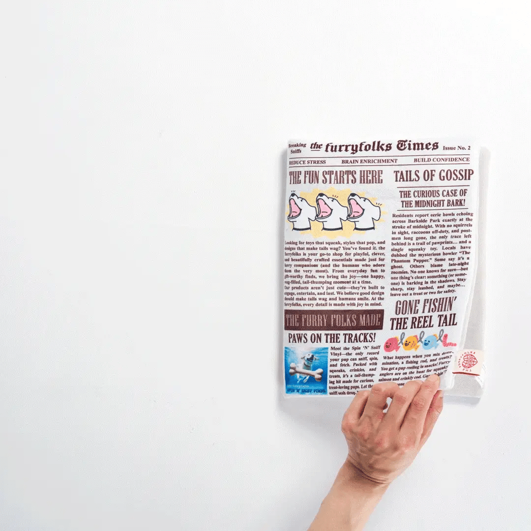 The FurryFolks Newspaper Issue 02 Nosework Dog Toy
