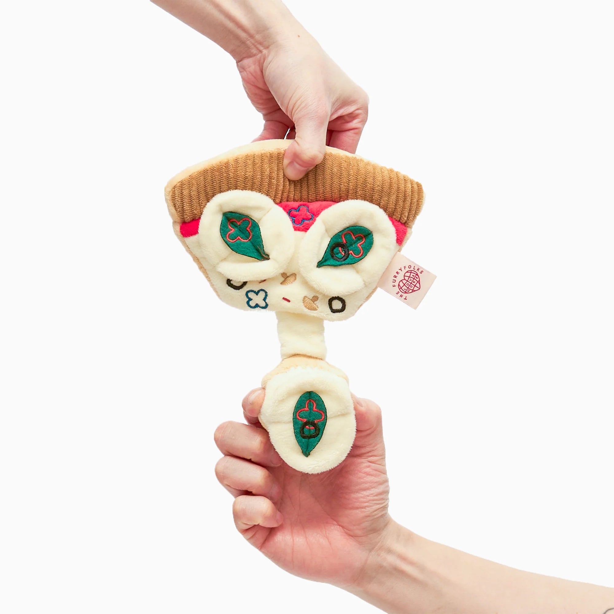 The FurryFolks Pizza Nosework Dog Toy
