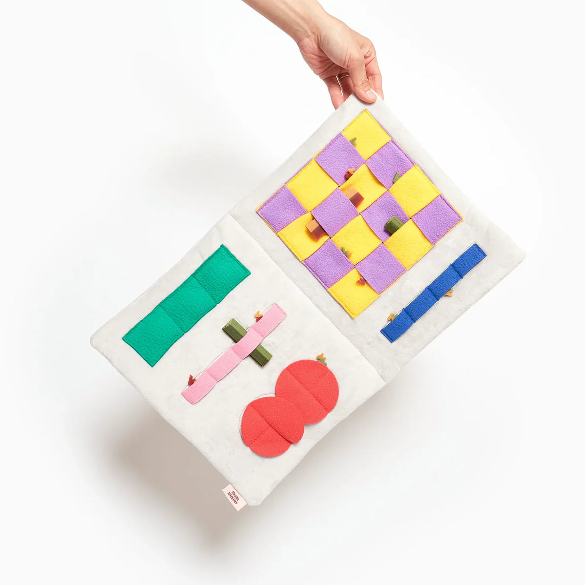 The FurryFolks Newspaper Squeaky Nosework Dog Toy