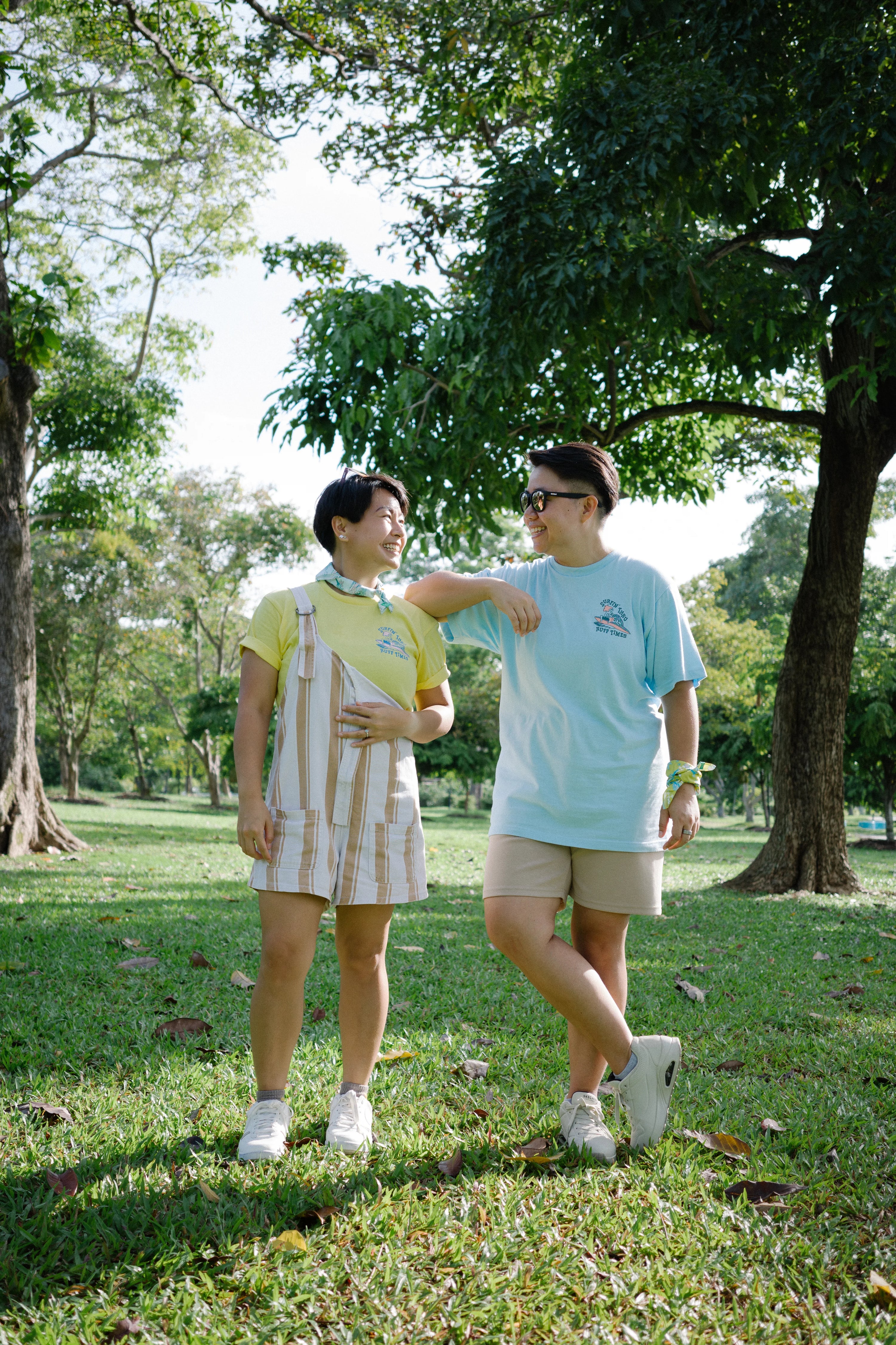 Surfin' Tee - Sky Blue