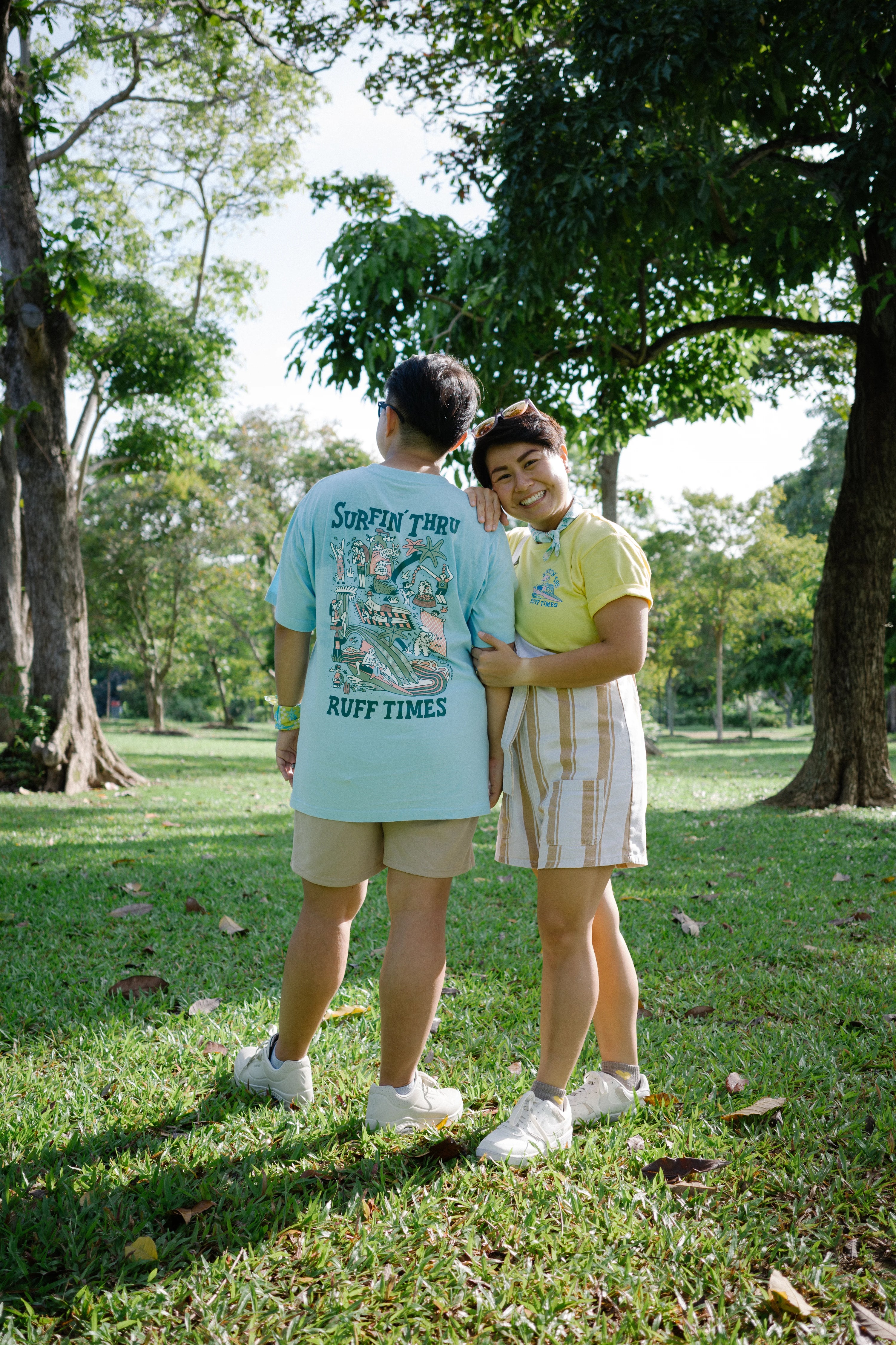 Surfin' Tee - Sky Blue