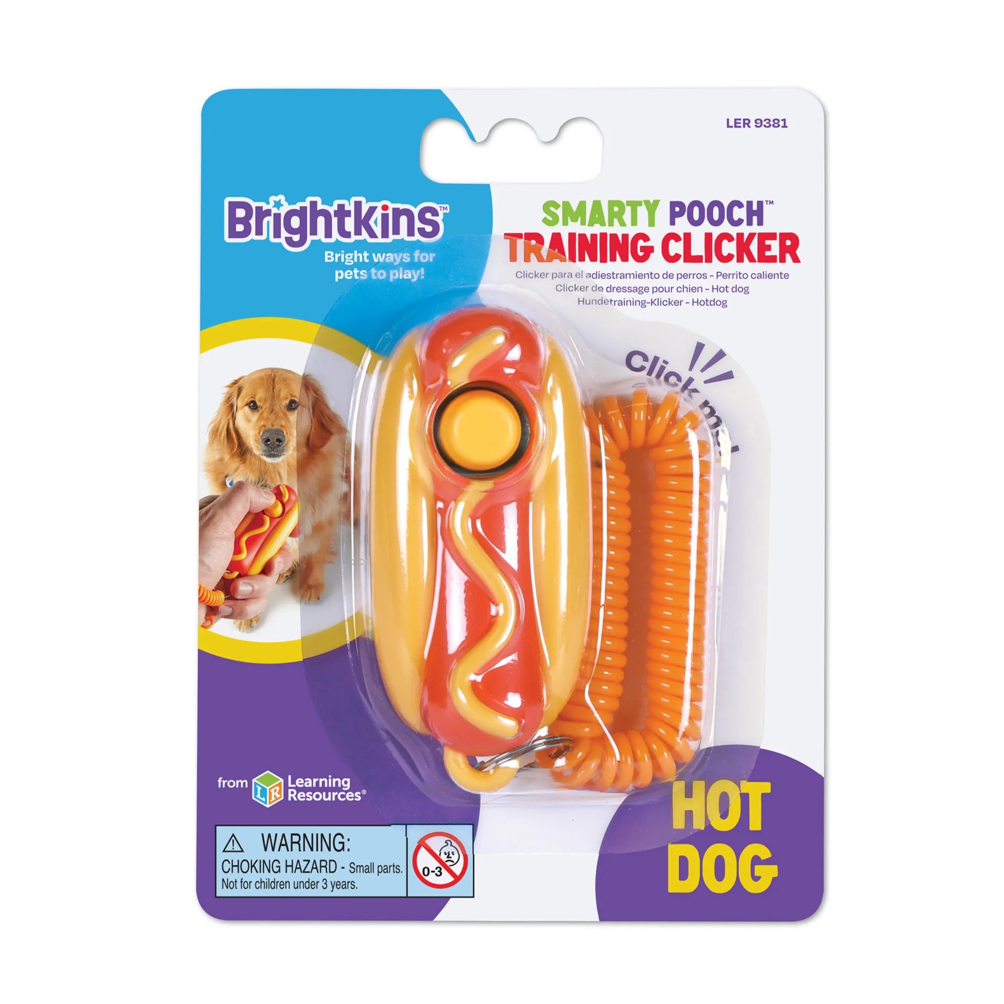 Brightkins Smarty Pooch!™ Training Clicker: Hot Dog