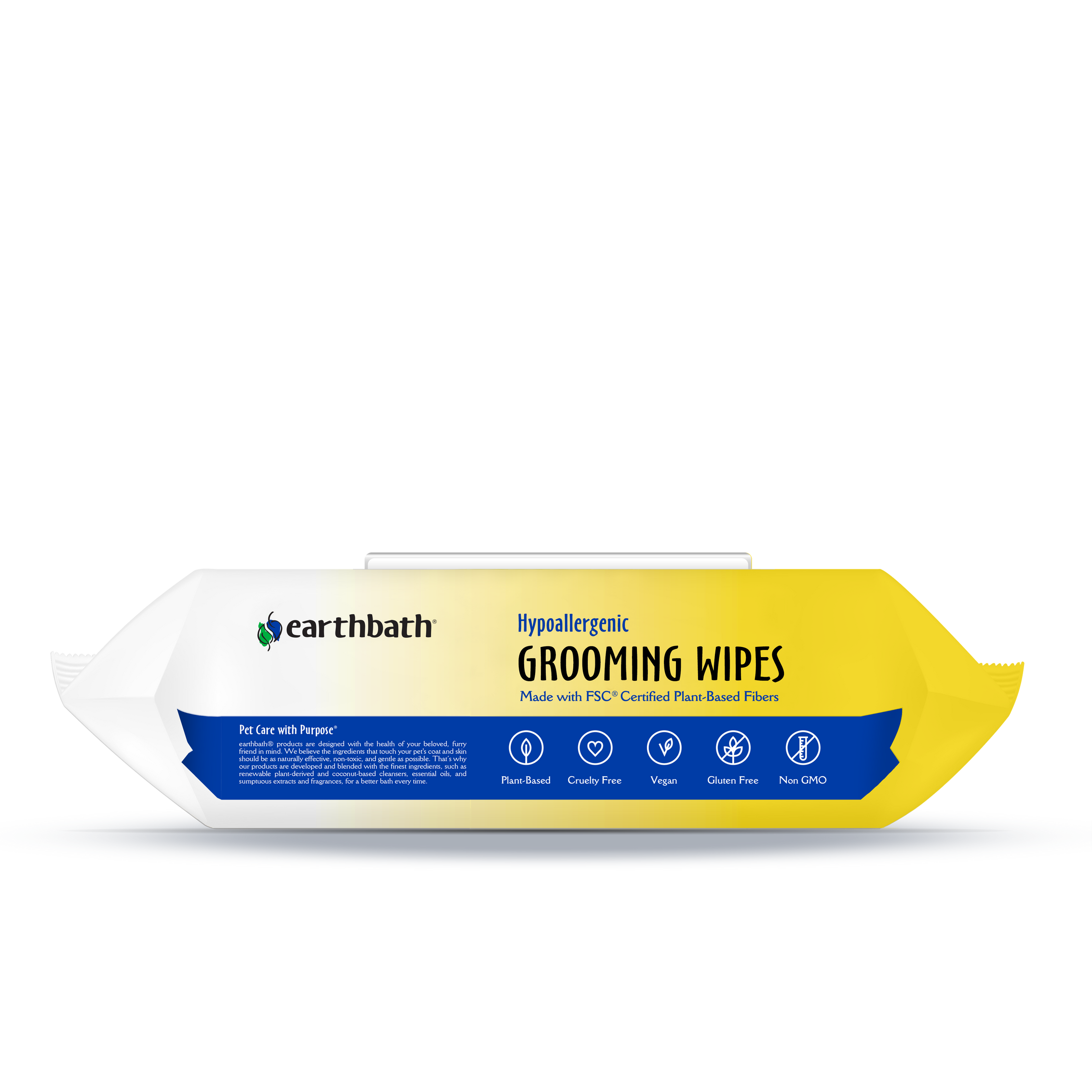 earthbath® Hypo-Allergenic Grooming Wipes 100 pcs