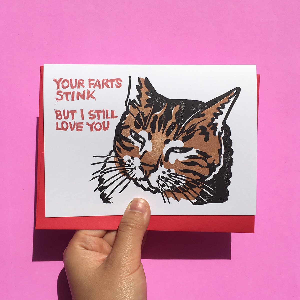 Chonky Goods - Fart Hand-printed Card