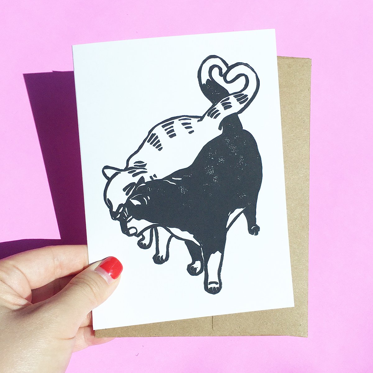Chonky Goods - Headbutt Hand-printed Card