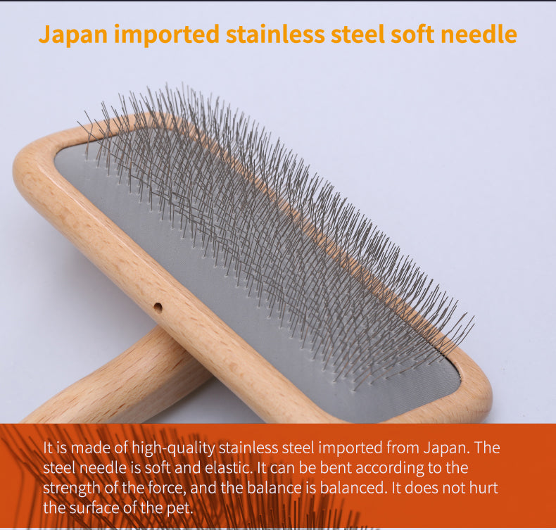 Fenice Professional Beech Wood Pet Slicker Brush