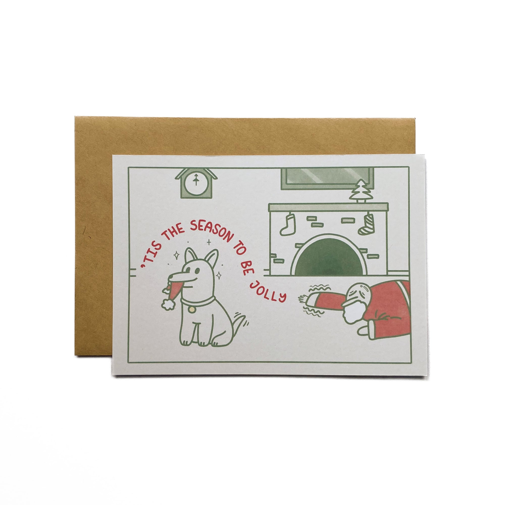 Happy Howliday Handmade Holiday Card