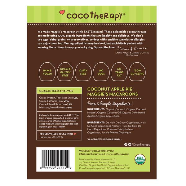 CocoTherapy Maggie's Macaroons Coconut Apple Pie