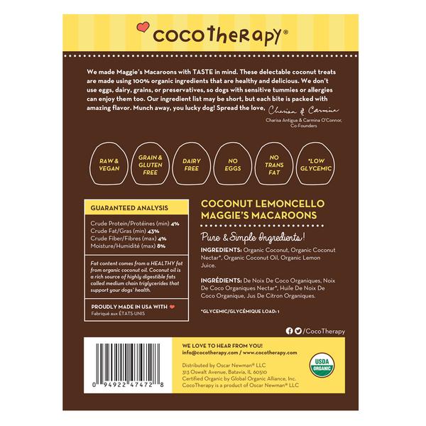 CocoTherapy Maggie's Macaroons Coconut Lemoncello