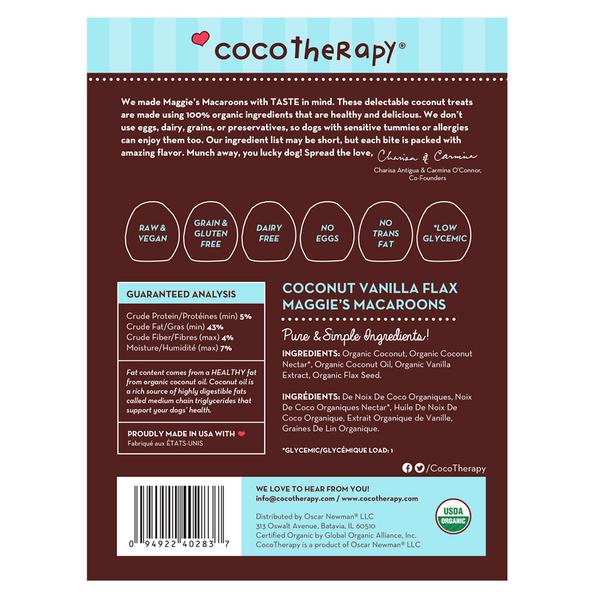 CocoTherapy Maggie's Macaroons Coconut Vanilla Flax