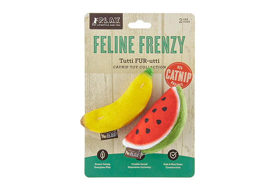 P.L.A.Y Feline Frenzy Catnip Toy Set: Tutti Furutti