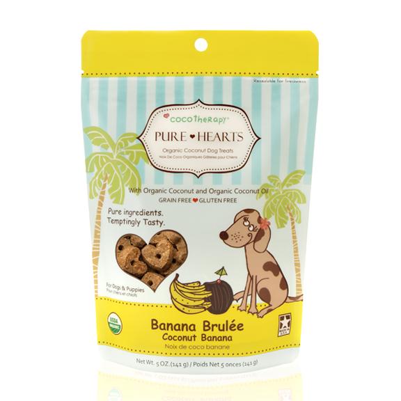 CocoTherapy Pure Hearts Coconut Cookies Banana Brulée