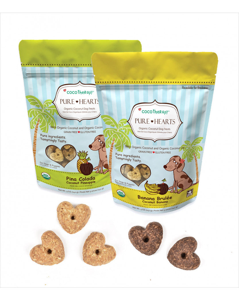 CocoTherapy Pure Hearts Coconut Cookies Banana Brulée