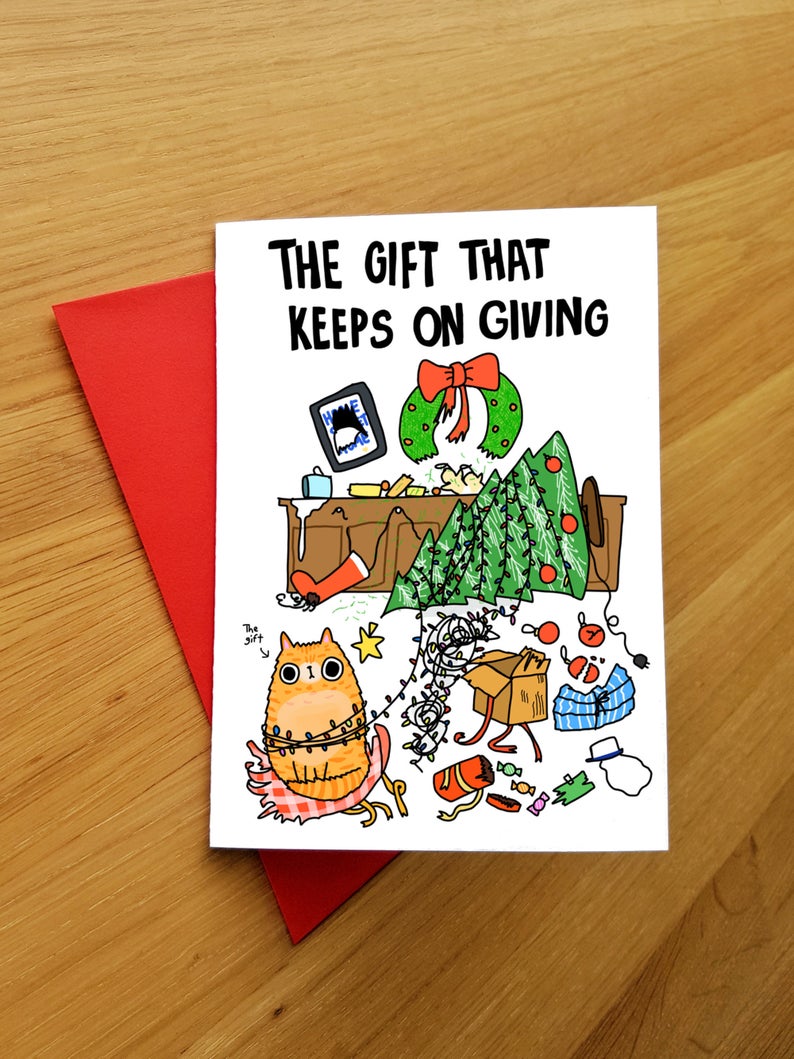Keeps on Giving Christmas Card
